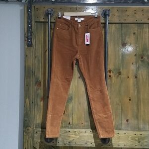 NEW CORDUROY HIGH WAIST BAGGY PANTS SIZE 9 NWT